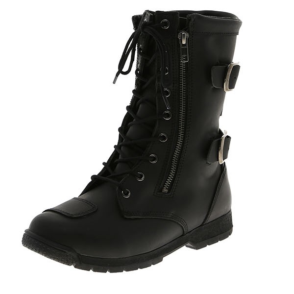 cute black platform boots